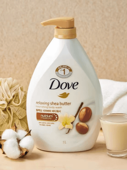 DOVE Relaxing Shea Butter Body Wash 1L (Imported from South-Korea)